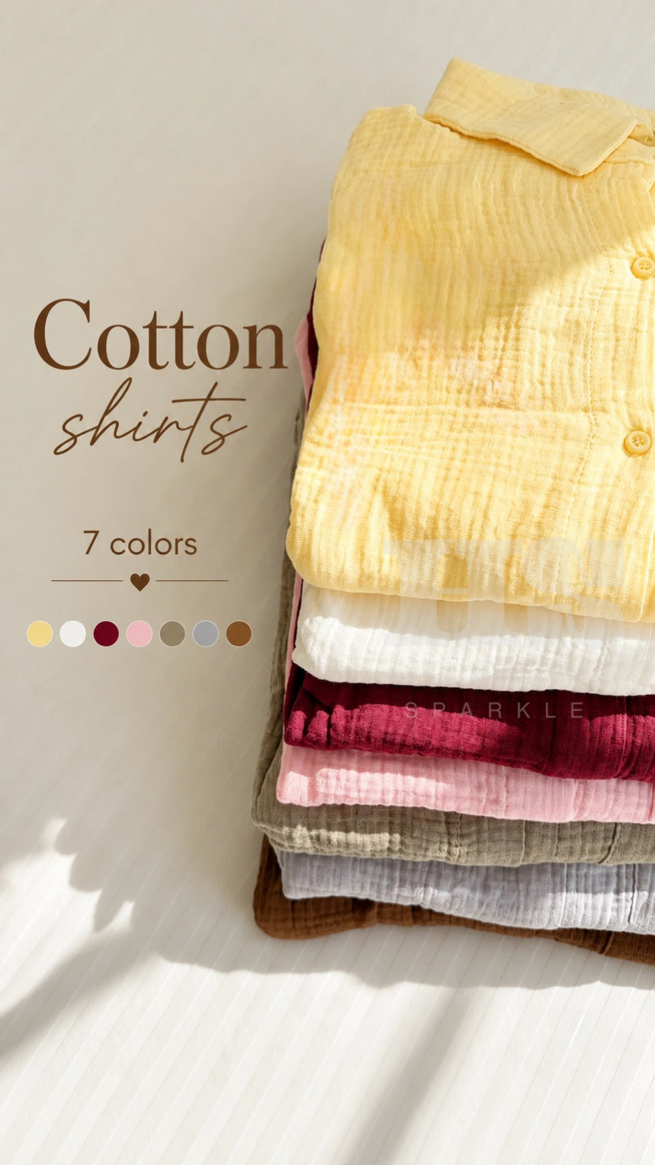 Cotton shirts